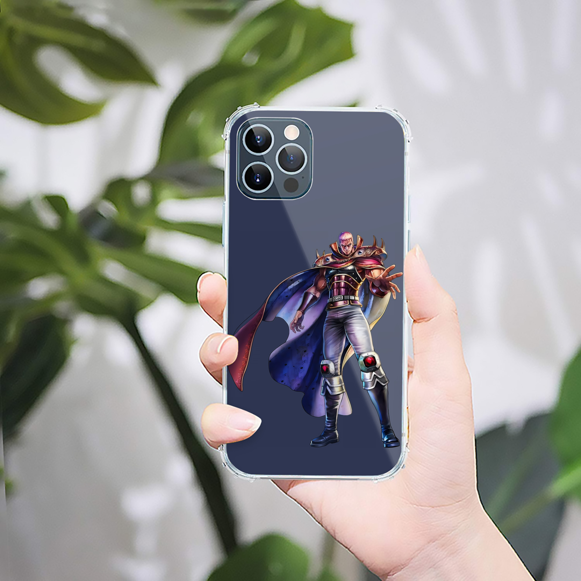 （画像用） 北斗の拳 Fist of the North Star 【iPhone 12シリーズ対応】透明スマホケース（クリアソフトケース）